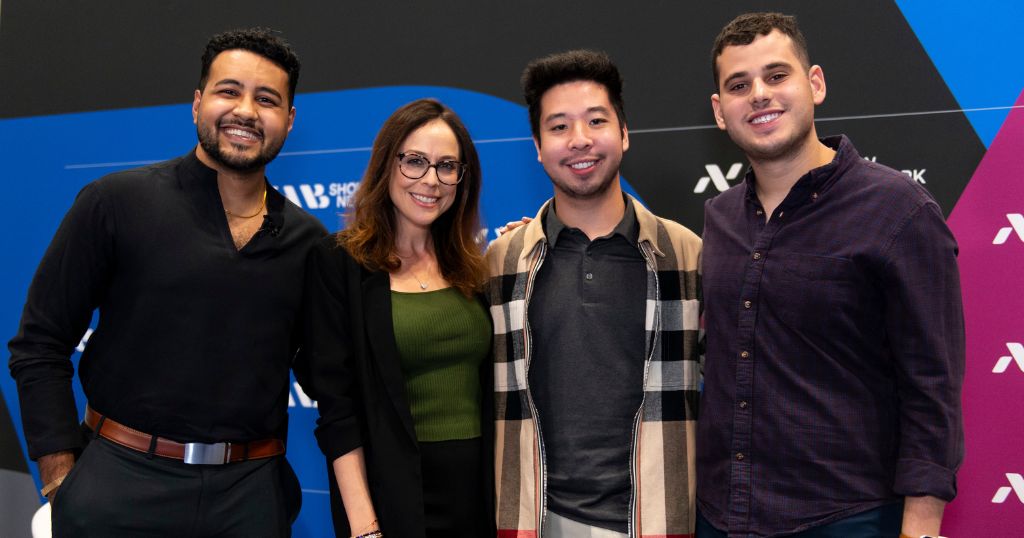 Photo of Chirag Nijjer, Shira Lazar, Dylan Huey and Zach Blank