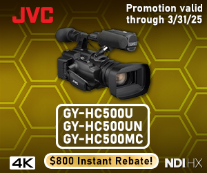 JVC Expected Quality at an Unexpected Price Brings Sports and Conferences and Workshops to a New Level