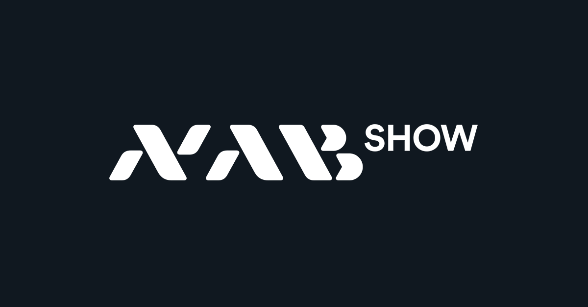 NAB Show Logo on a dark background